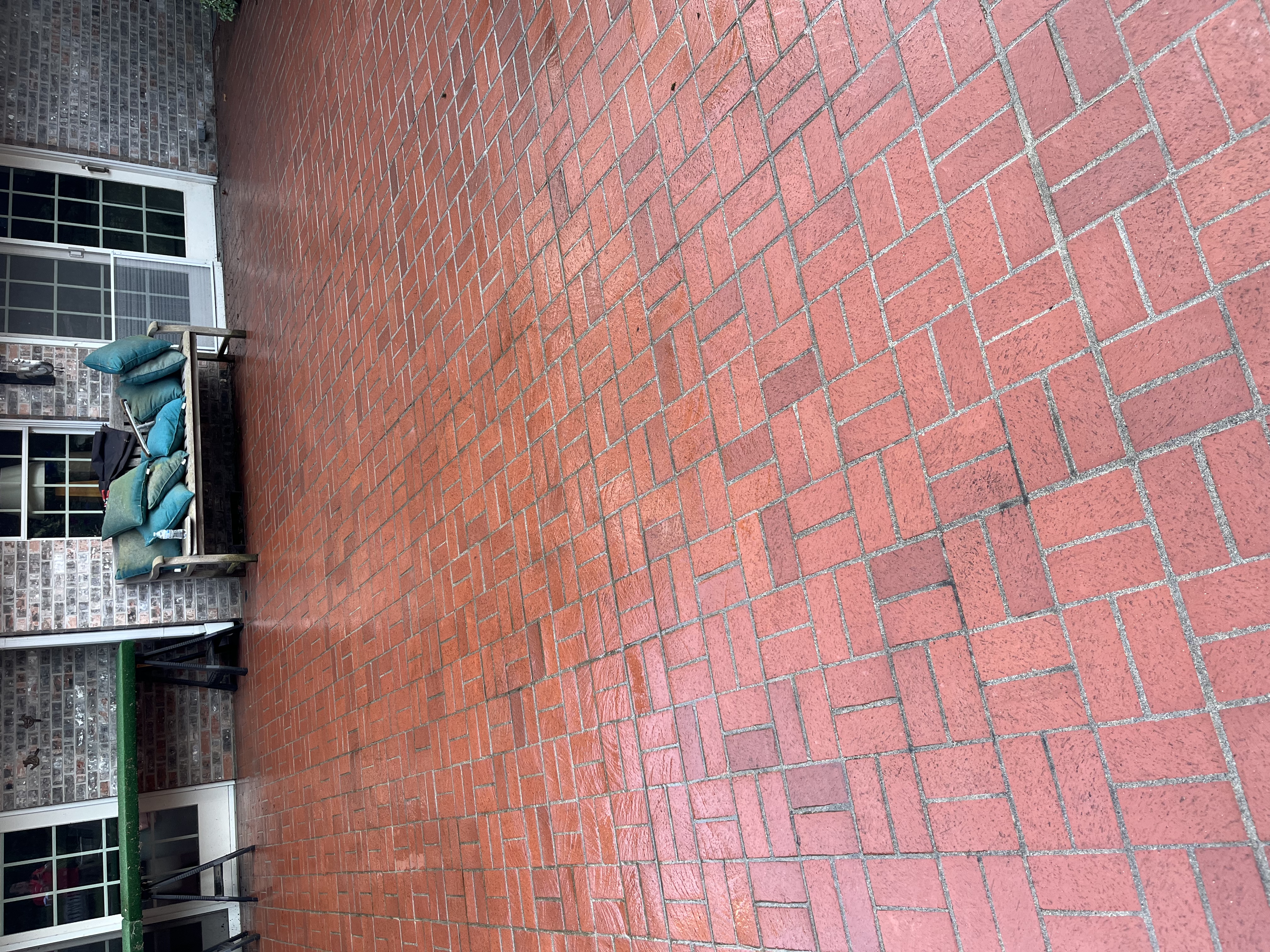 Strickland pressure washing before 2